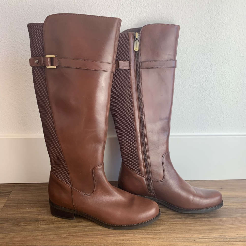 Brown Leather Riding Boots